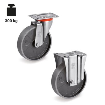 TR-69-NL-Räder mit Gehäusen für leichte Lasten